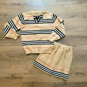 Knit Sweater & Skirt Set